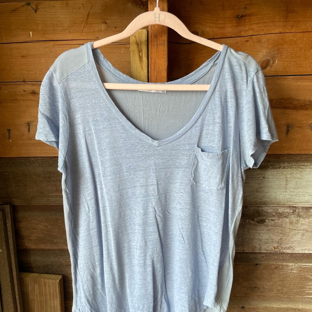 Tresics Blue Relaxed Short Sleeve Tee